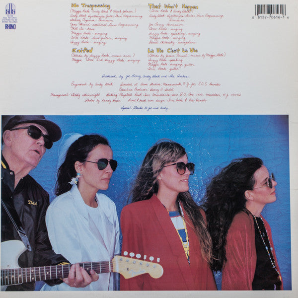 Master Release: No Trespassing by The Roches