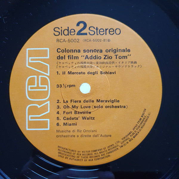 Addio Zio Tom (Colonna Sonora Originale Del Film)