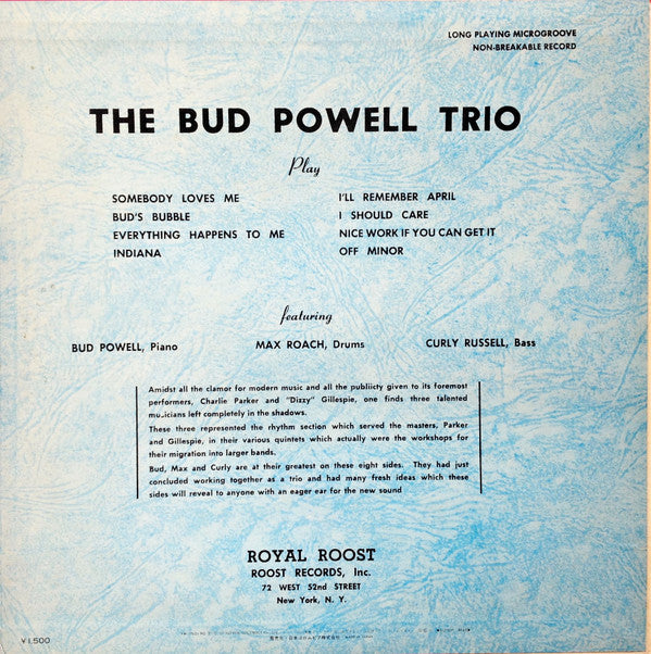 The Bud Powell Trio