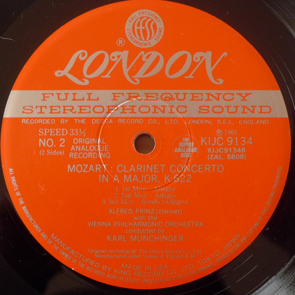 Flute & Harp Concerto / Clarinet Concerto