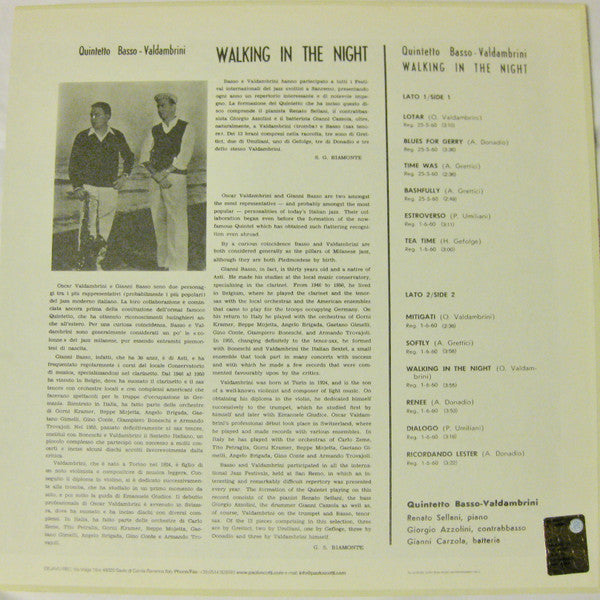 Release: Walking In The Night-Vinyl-Italy-2006-DJV 2000025-4364324