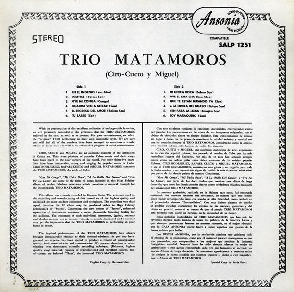 Master Release: Trio Matamoros by Trio Matamoros