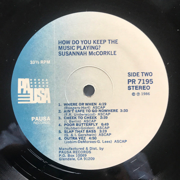 How Do You Keep The Music Playing?