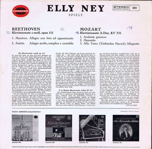 Beethoven - Sonate Op.111 / Mozart - Sonate A-Dur Mit Dem Türkischen Marsch