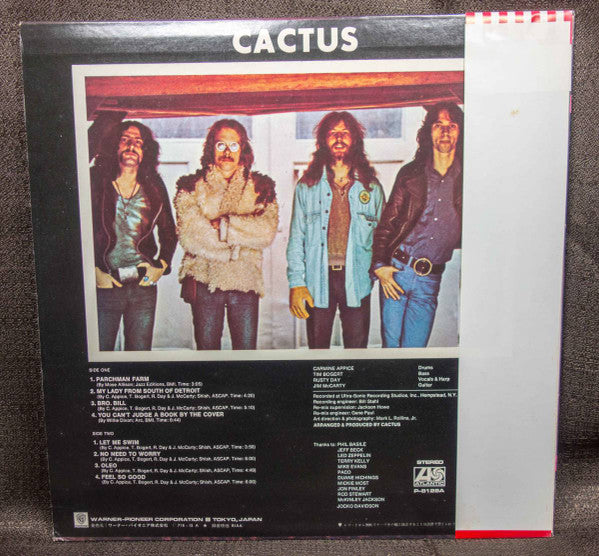 Release: Cactus-Vinyl-Japan-1974-P-8128A-2741806