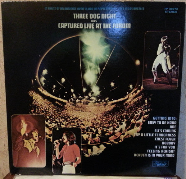 Master Release: Captured Live At The Forum by Three Dog Night