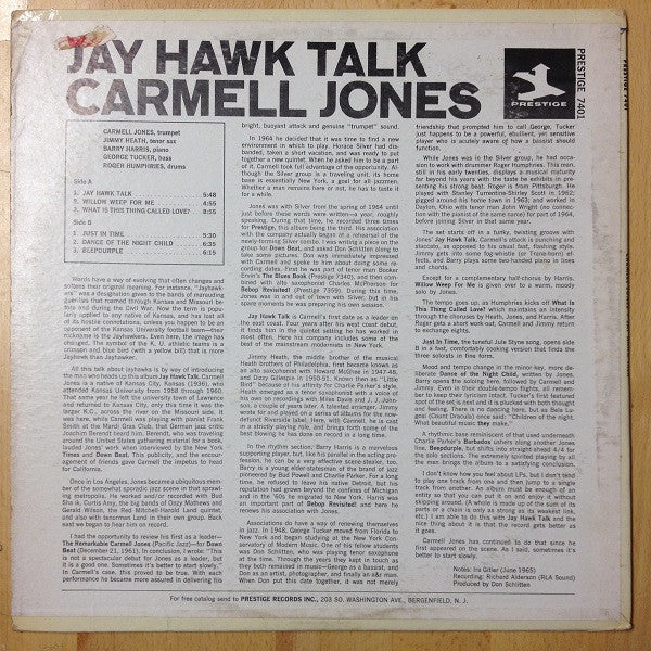 Master Release: Jay Hawk Talk by Carmell Jones