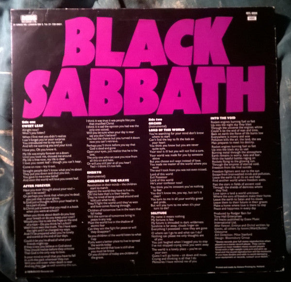 Release: Master Of Reality-Vinyl-Netherlands-1980-NEL 6004-7710687