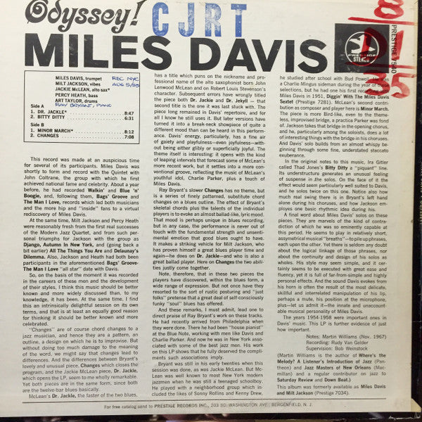 Release: Quintet / Sextet-Vinyl-US-1967-PR 7540, PRST 7540-2771586