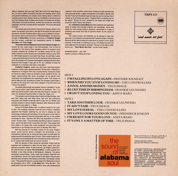 Master Release: The Sound Of Alabama Soul by Various