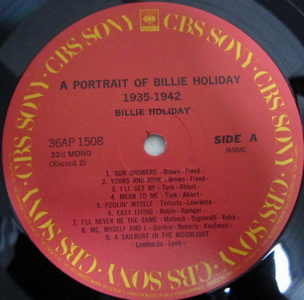 A Portrait Of Billie Holiday 1935~1942