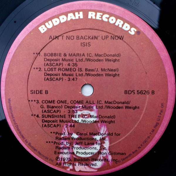 Ain't No Backin' Up Now