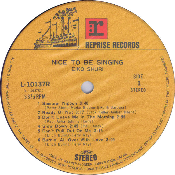 Nice To Be Singing