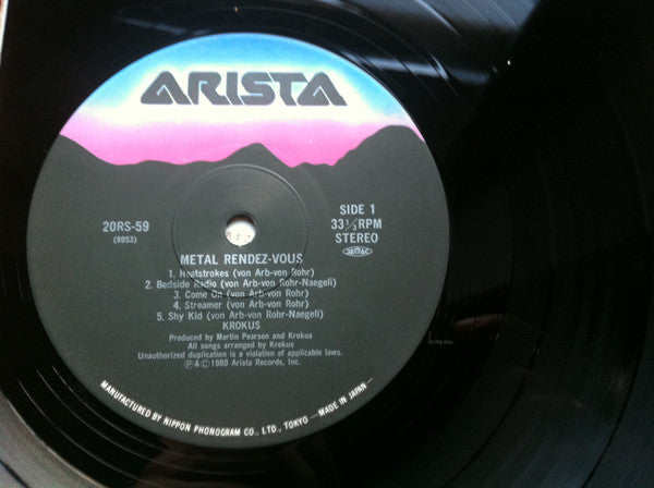 Release: Metal Rendez-vous-Vinyl-Japan-None-20RS-59-7772654