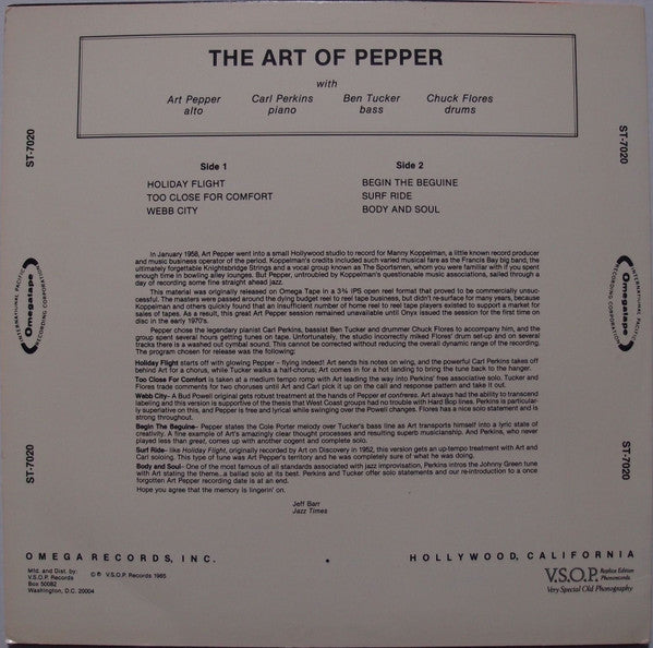 The Art Of Pepper