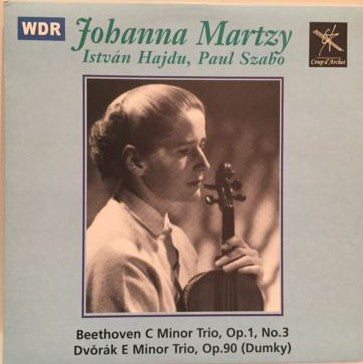 Master Release: C Minor Trio, Op. 1 No. 3 /  E Minor Trio, Op. 90 (Dumky) by Johanna Martzy