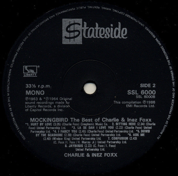 Mockingbird (The Best Of Charlie & Inez Foxx)