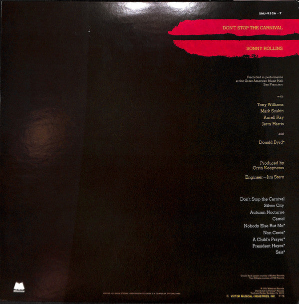 Don't Stop The Carnival