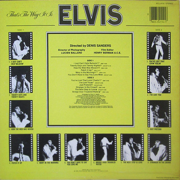 Release: Elvis - That's The Way It Is-Vinyl-US-1981-AYL1-4114-7099854