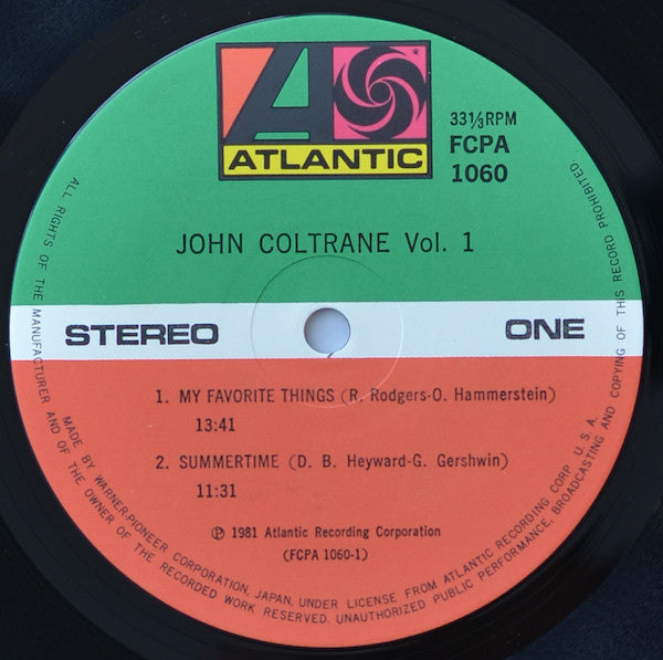John Coltrane Vol. 1