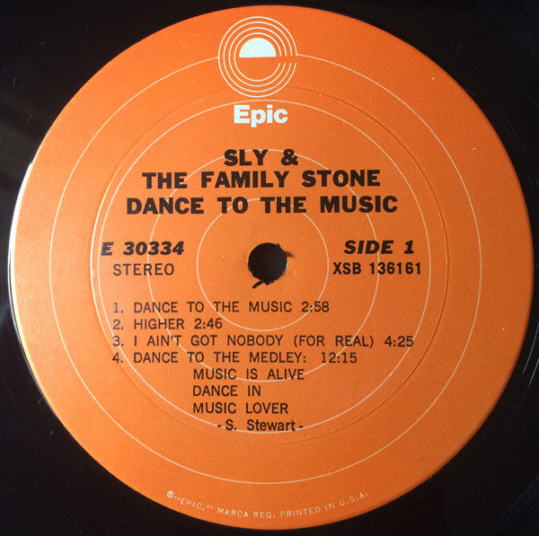 Release: Dance To The Music-Vinyl-US-None-E 30334-4965560