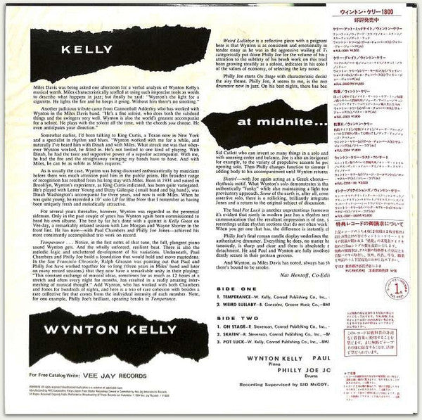 Release: Kelly At Midnite-Vinyl-Japan-1984-RJL-2301-8553853