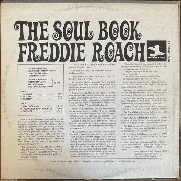 Master Release: The Freddie Roach Soul Book by Freddie Roach