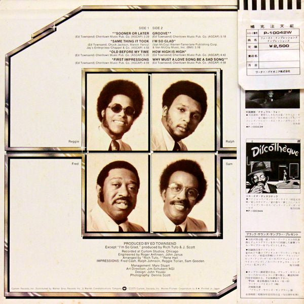 Release: First Impressions-Vinyl-Japan-1975-P-10042W-5928318