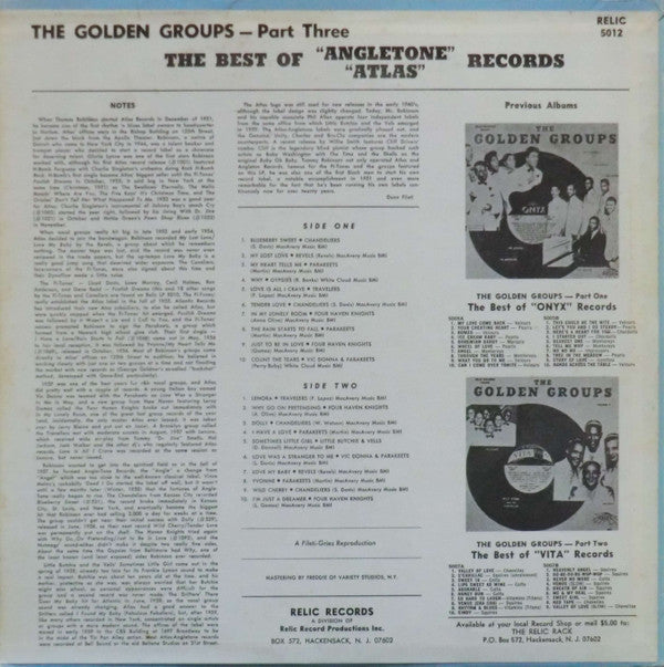 The Best Of Angletone Atlas Records