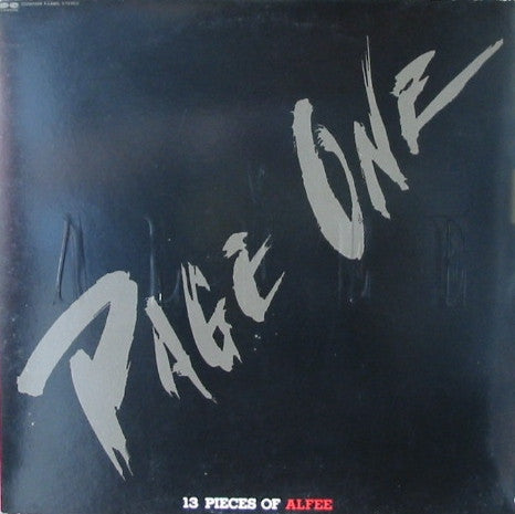 Page One - 13 Pieces Of Alfee