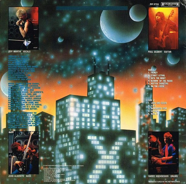 Release: Street Lethal-Vinyl-Europe-1986-RR 9705-5831134