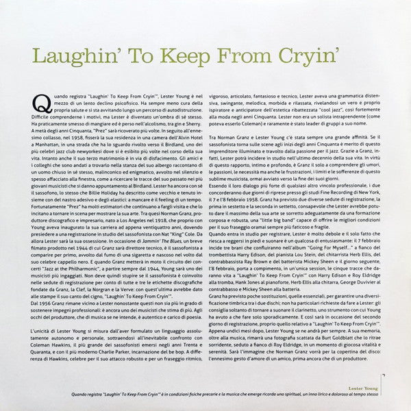 Laughin' To Keep From Cryin'