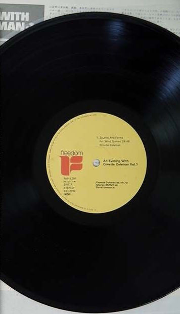 Release: An Evening With Ornette Coleman «1»-Vinyl-Japan-1980-PAP-9207, PAP-9207-7501581