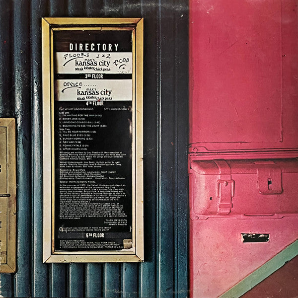 Master Release: Live At Max's Kansas City by The Velvet Underground