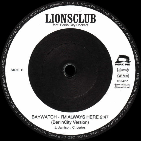 Master Release: TV And Movie Themes (Rocksteady And Ska Style) by Lions Club