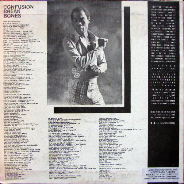 Master Release: Confusion Break Bone by Fela Kuti