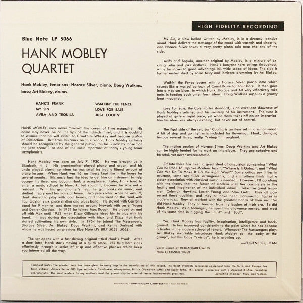 Hank Mobley Quartet