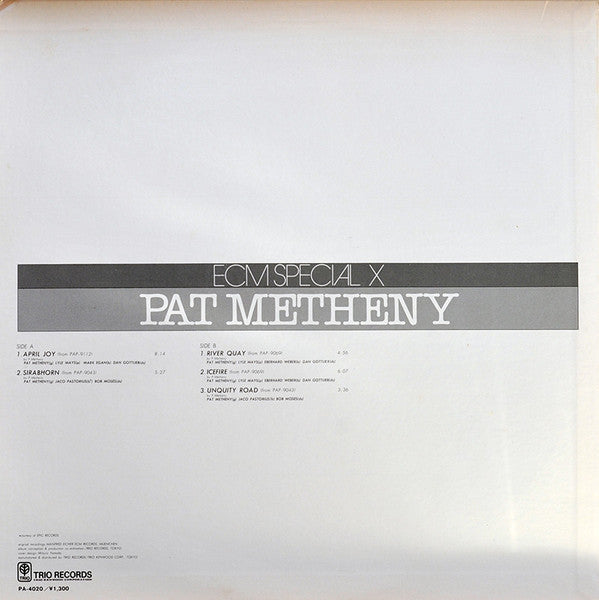 ECM Special X Pat Metheny