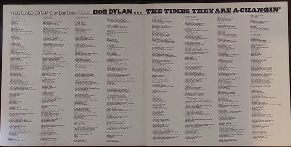 The Times They Are A-Changin'