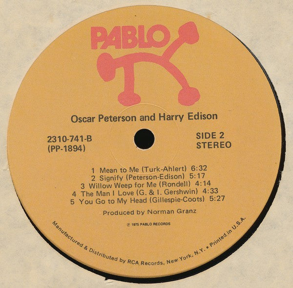 Oscar Peterson & Harry Edison