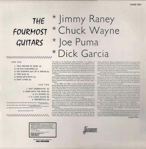 The Fourmost Guitars