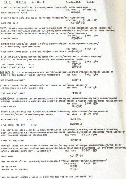 The Reed Album Volume One