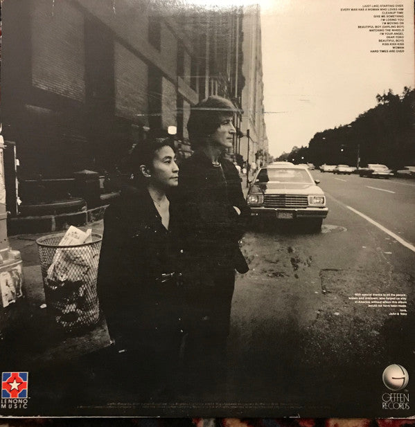 Release: Double Fantasy-Vinyl-US-1980-GHS 2001-9289182