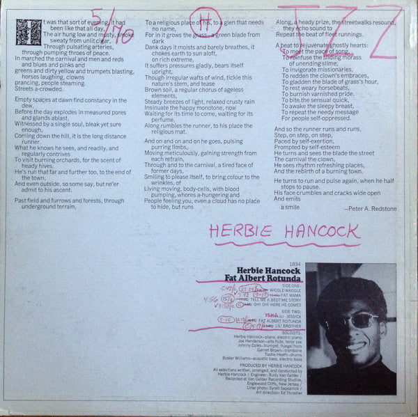 Release: Fat Albert Rotunda-Vinyl-US-1969-WS 1834-7811692