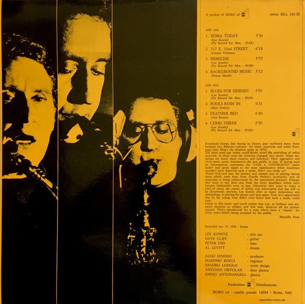 Master Release: Jazz A Confronto 32 by Lee Konitz