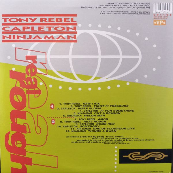 Master Release: Real Rough by Tony Rebel