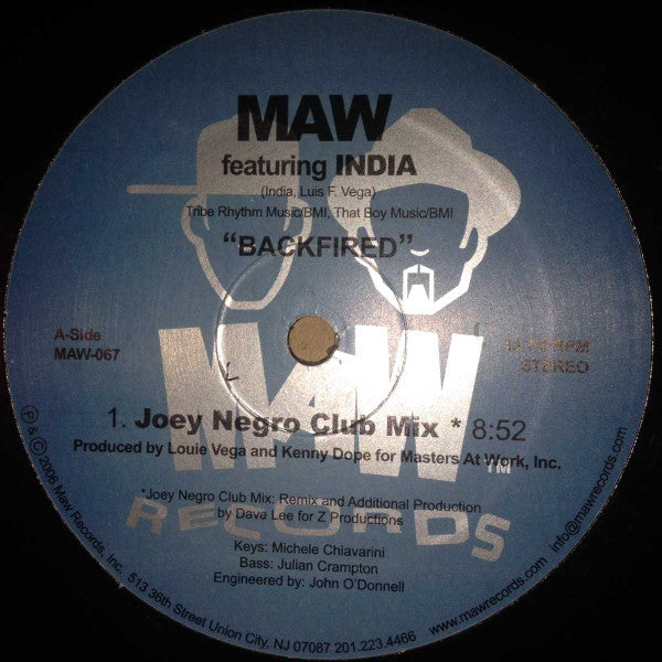 Release: Backfired-Vinyl-US-2006-MAW-067-6078673