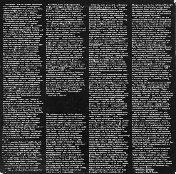 Release: Gittin' To Know Y'All-Vinyl-Japan-None-ULX-40-P-4891801