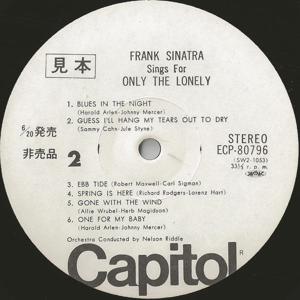 Frank Sinatra Sings For Only The Lonely