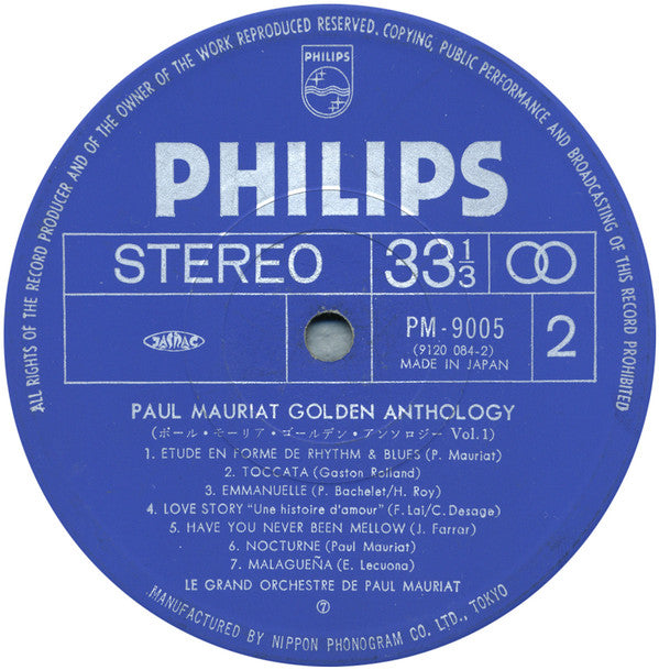 Paul Mauriat Golden Anthology